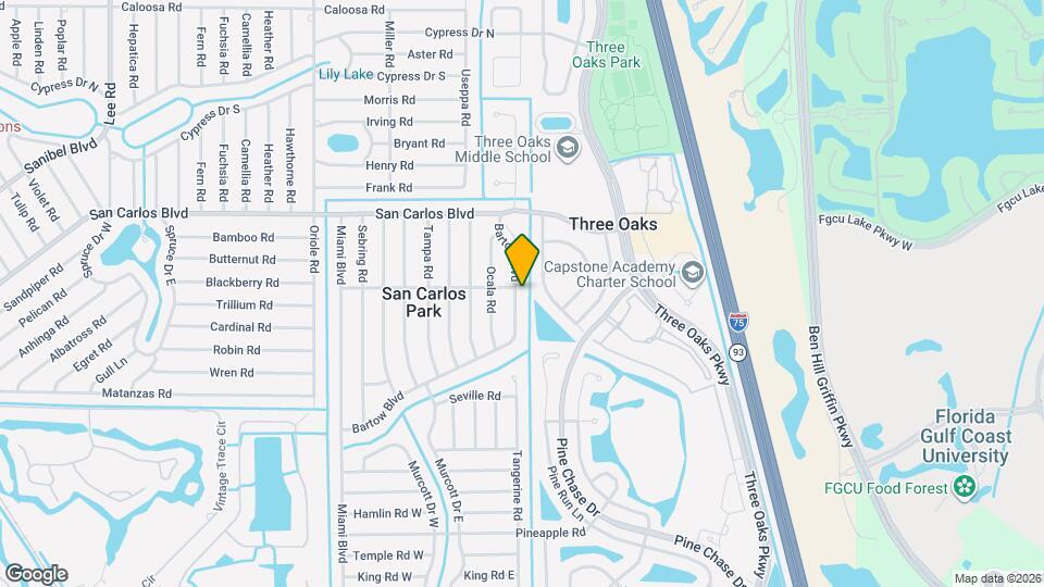18569 Bartow Blvd Map and Location Details