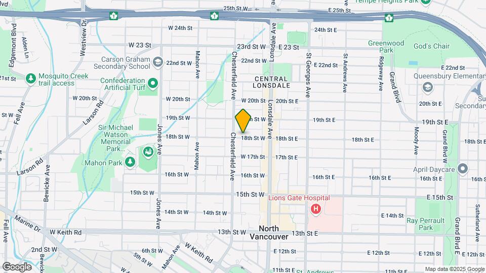 142A 18th St W Map and Location Details
