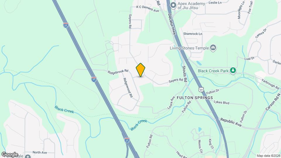 1804 Fultonbrook Rd Map and Location Details