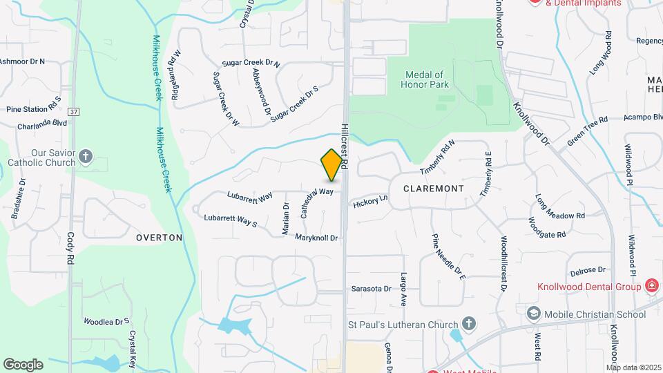 6404 Cathedral Way Map and Location Details
