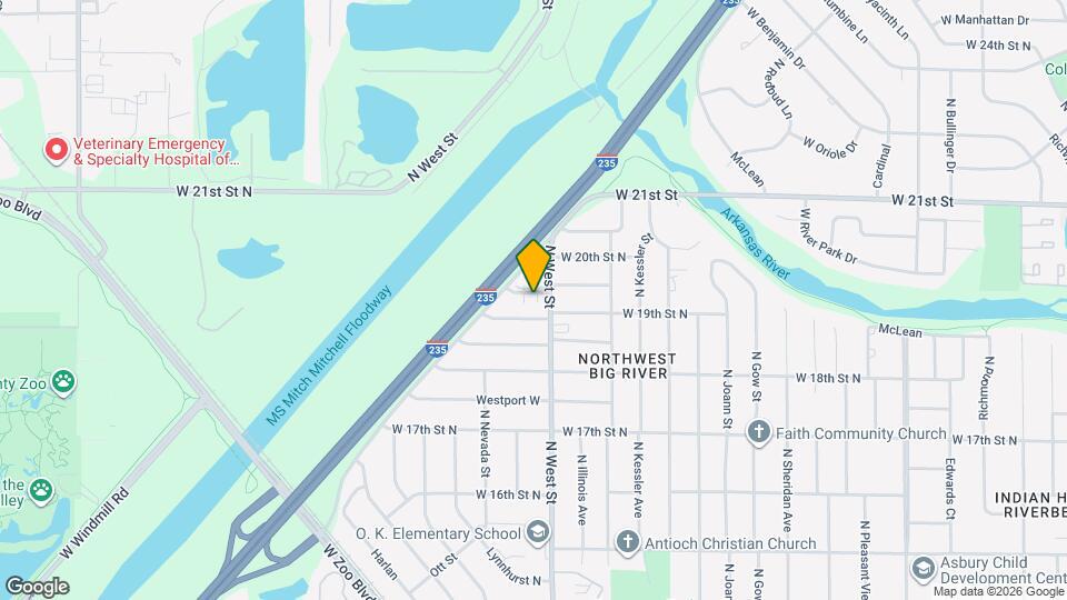 4007 N Westlawn St Map and Location Details