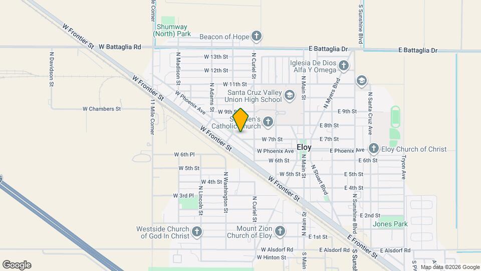 314 W Phoenix Ave Map and Location Details