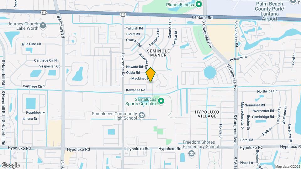 6511 Seminole Dr Map and Location Details
