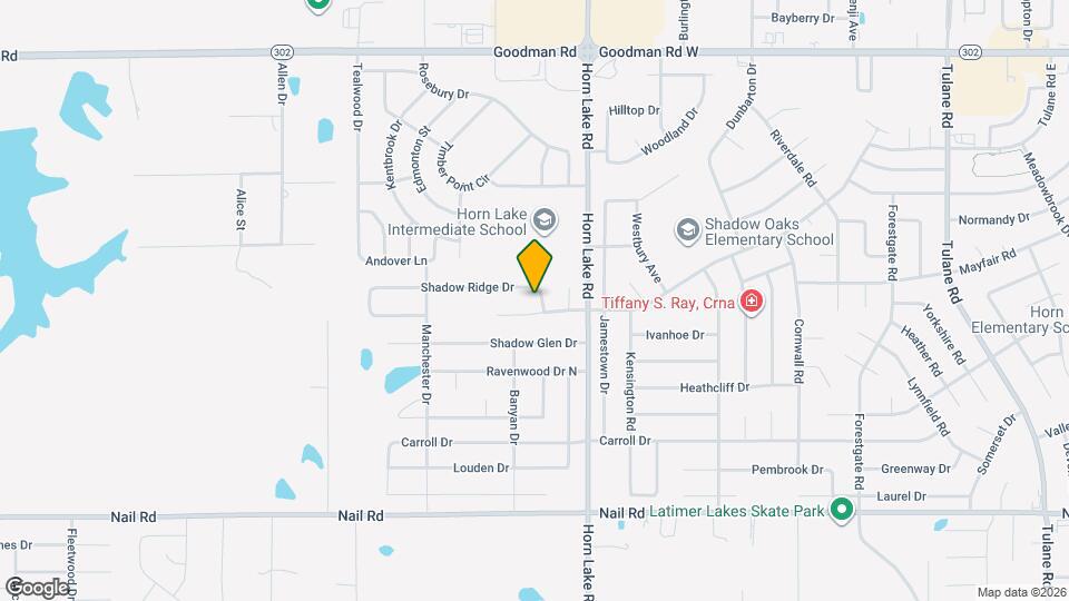 4141 Shadow Ridge Dr Map and Location Details