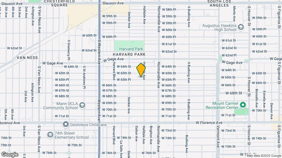 1509 W 65th Pl, Unit 1509 Mapa y Detalles de la Ubicación