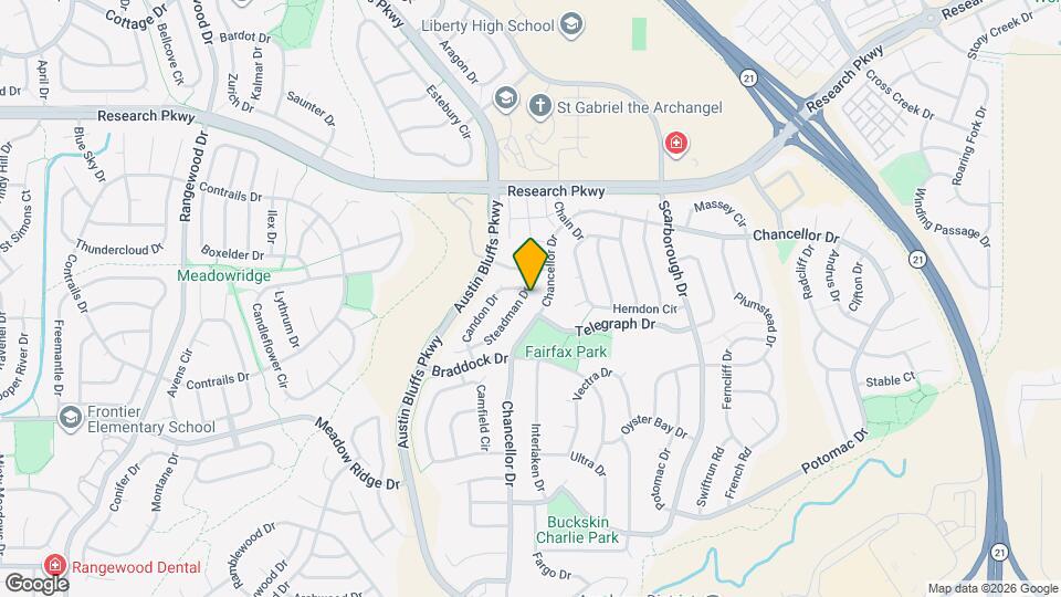 8329 Steadman Dr Map and Location Details