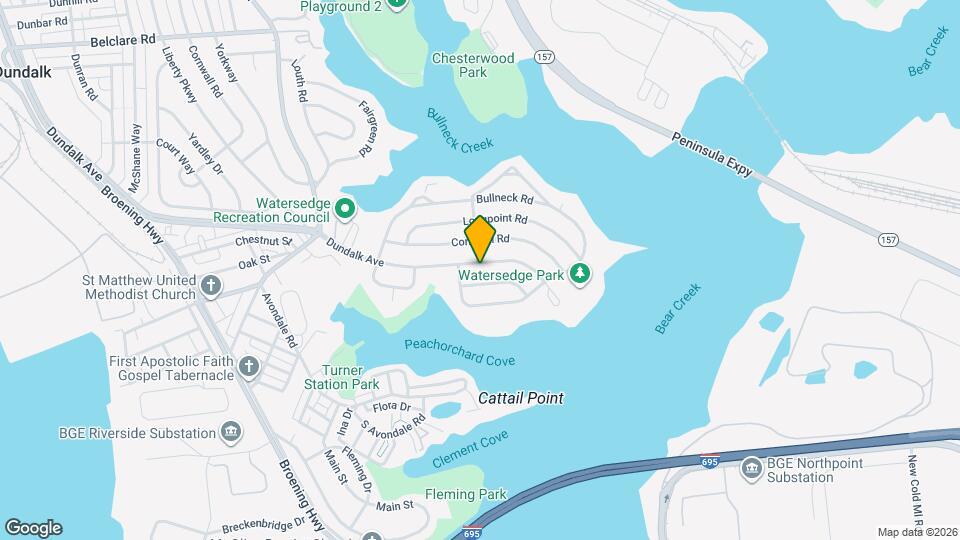 8209 Dundalk Ave Map and Location Details