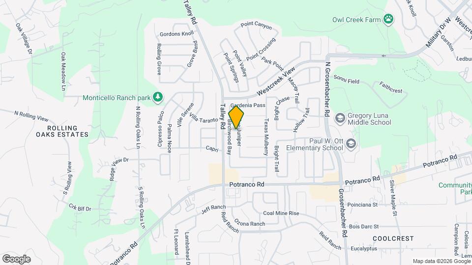 159 Blue Juniper Mapa y Detalles de la Ubicación