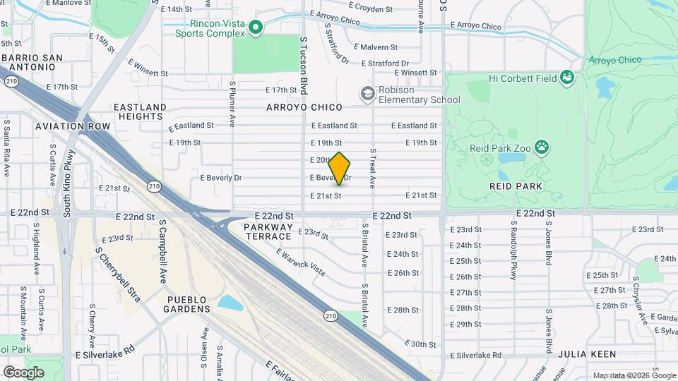 2619 E 21st St Mapa y Detalles de la Ubicación