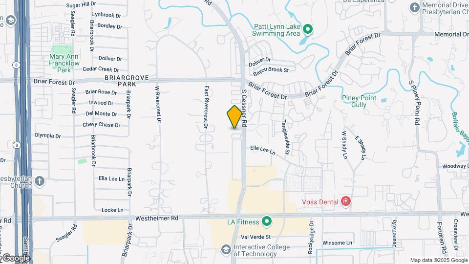1848 S Gessner Rd Mapa y Detalles de la Ubicación