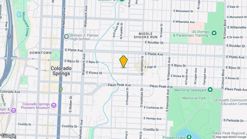 739 E High St Map and Location Details