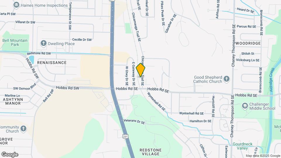 12332 Chicamauga Trail SE Map and Location Details