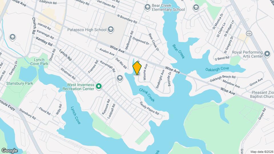 525 Bayside Dr Map and Location Details