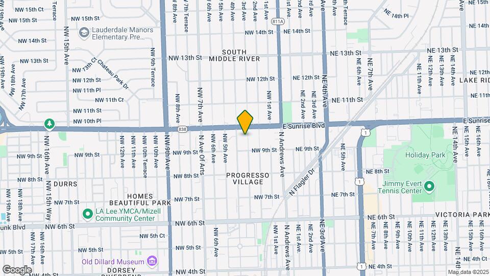 929 NW 3rd Ave Mapa y Detalles de la Ubicación