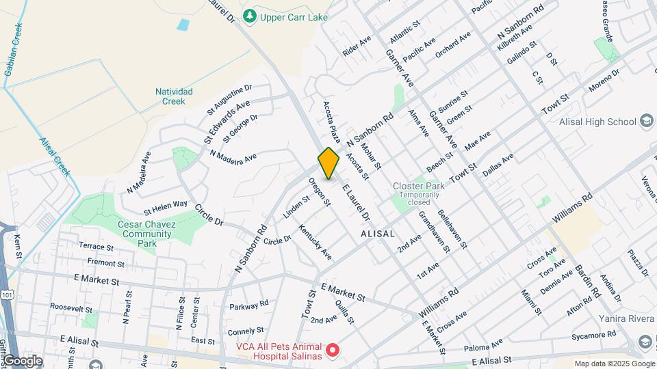1034 E Laurel Dr Mapa y Detalles de la Ubicación