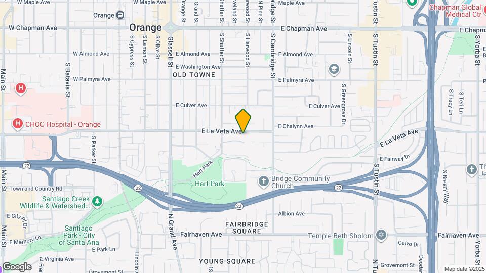 634 E La Veta Ave Mapa y Detalles de la Ubicación