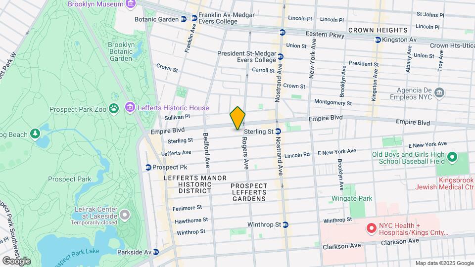 203 Sterling St Map and Location Details