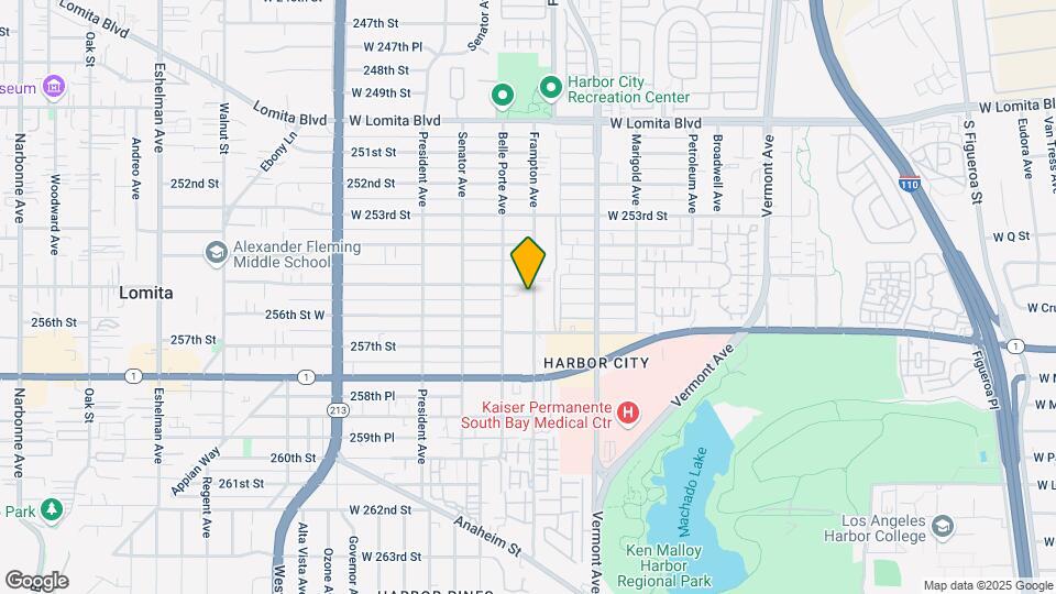 25507 Frampton Ave Mapa y Detalles de la Ubicación