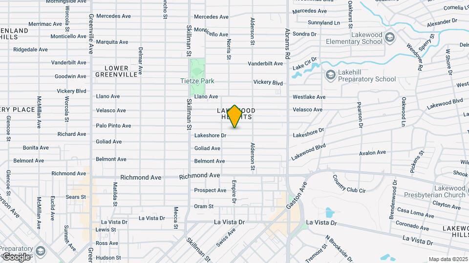 6227 Lakeshore Dr Map and Location Details