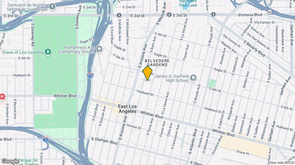 638 3/8-638 S Kern Ave, Unit 638 Map and Location Details