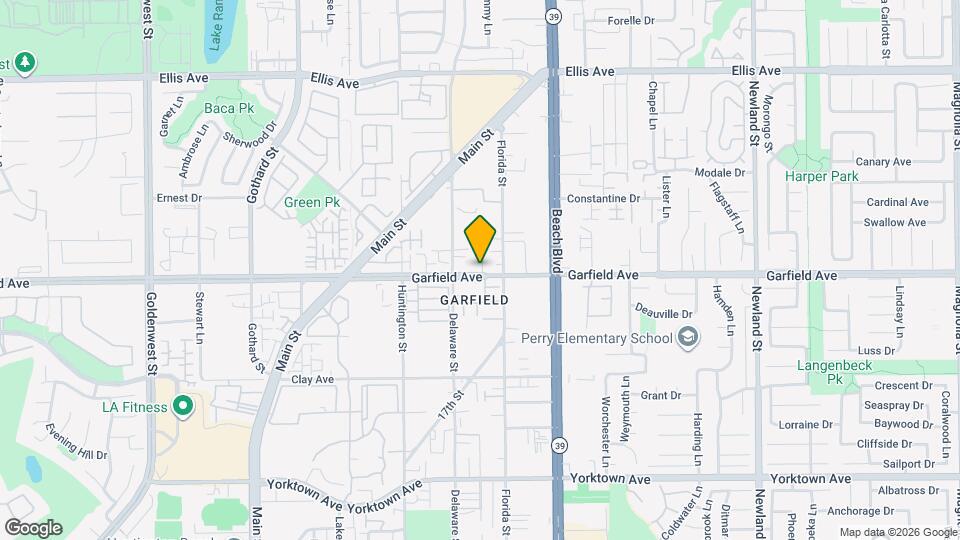 7805 Garfield Ave Mapa y Detalles de la Ubicación