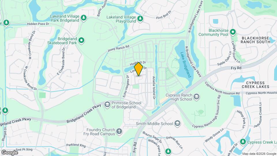 18423 Blue Hollow Heights Dr Map and Location Details