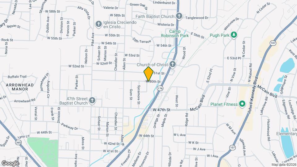 4922 E Willow St, Unit a Map and Location Details