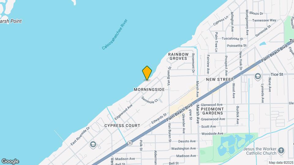 3933 E River Dr Map and Location Details