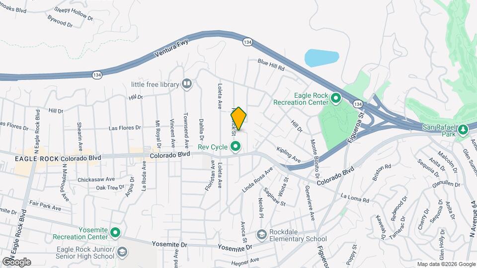 5152 Hartwick St Map and Location Details