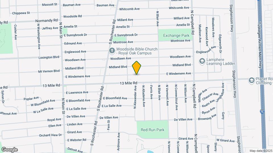 902 E Windemere Ave Map and Location Details