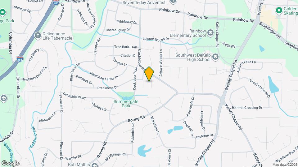 2939 Thistledown Ct Map and Location Details