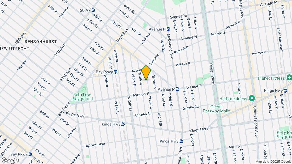 1552 W 3rd St Map and Location Details
