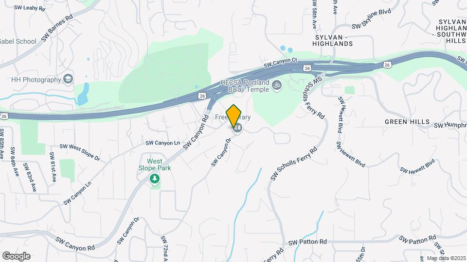 6669 SW Canyon Ln Mapa y Detalles de la Ubicación