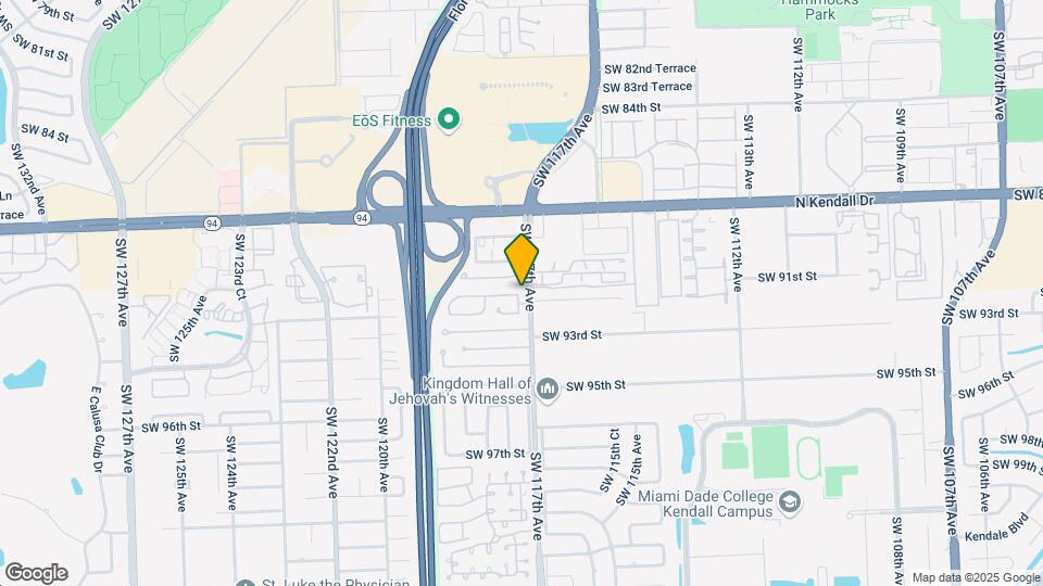 9119 SW 117th Ct Map and Location Details