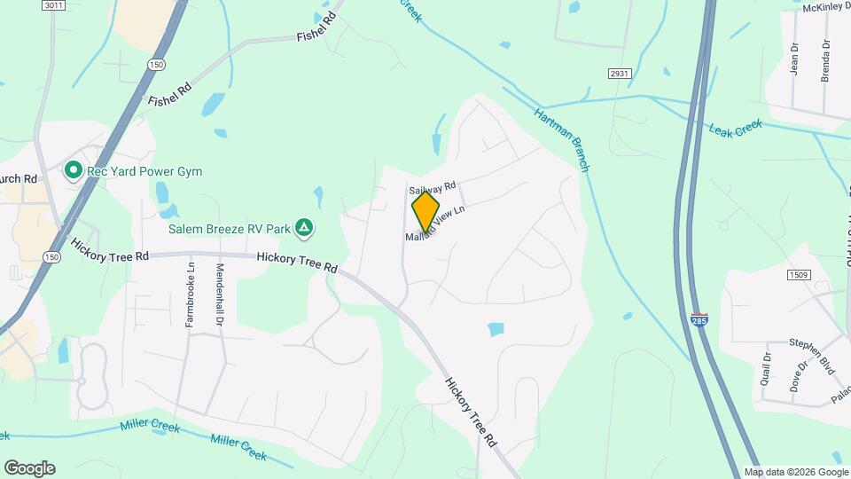 156 Mallard View Ln Map and Location Details