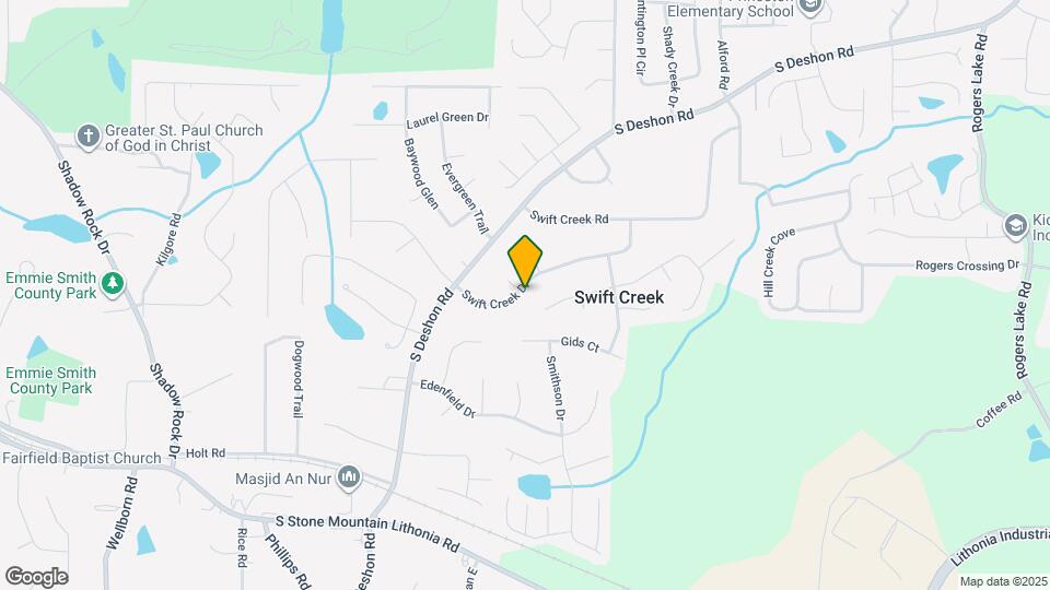 6439 Swift Creek Dr Map and Location Details