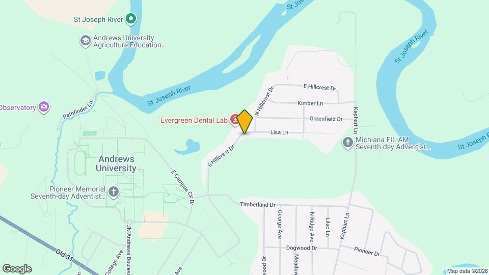 4510 W Hillcrest Dr Map and Location Details