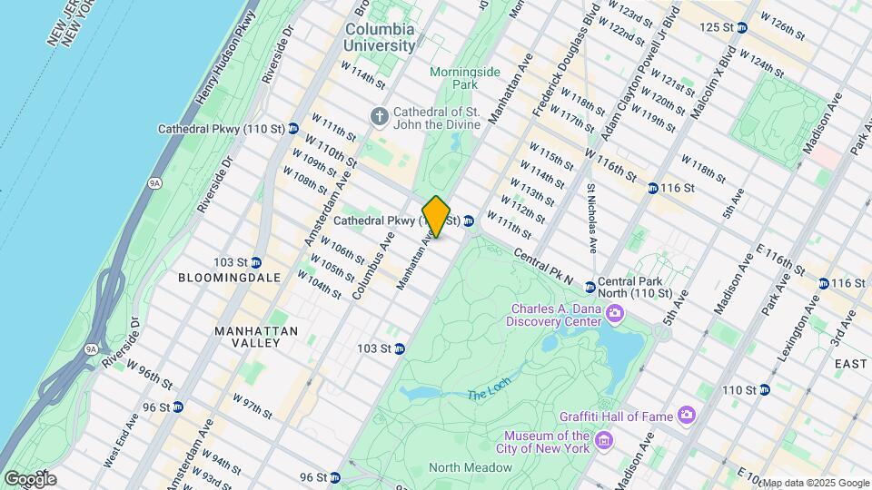 15 W 108th St Map and Location Details