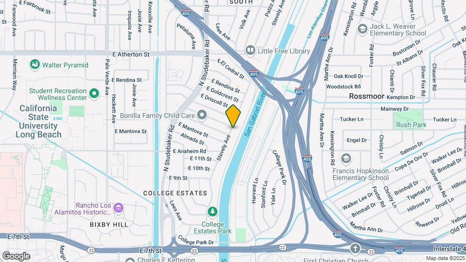 1310 Stevely Ave, Unit studio Map and Location Details