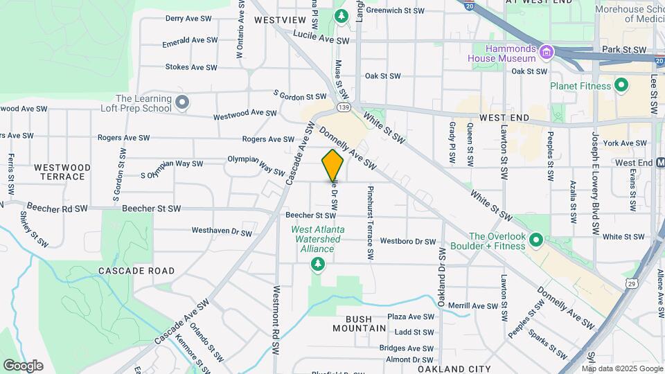 1418 Allegheny St SW Map and Location Details