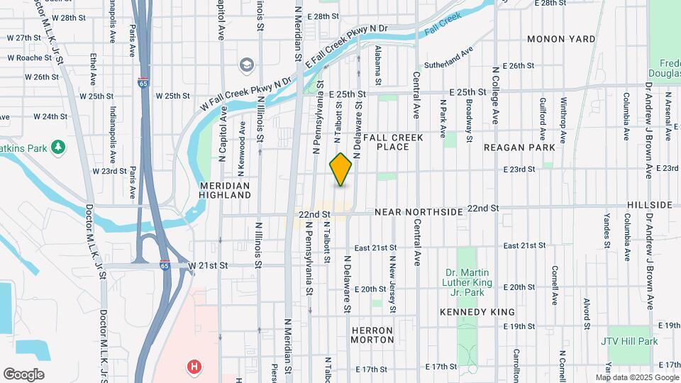 2233 N Talbott St Map and Location Details