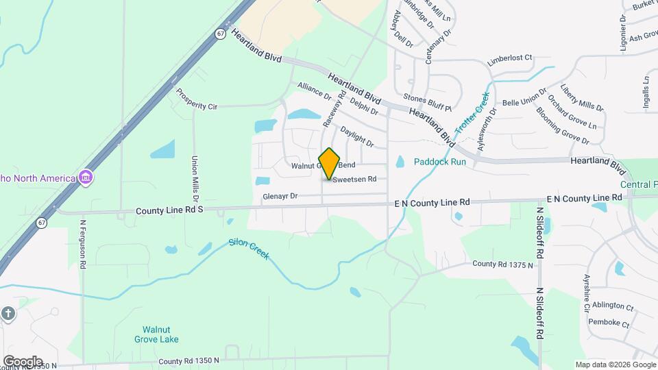 10801 Sweetsen Rd Map and Location Details