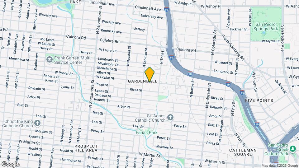 1730 W Poplar St Map and Location Details