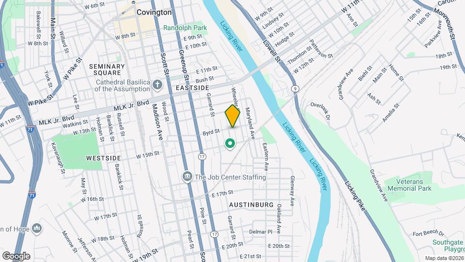 329 Byrd St Mapa y Detalles de la Ubicación