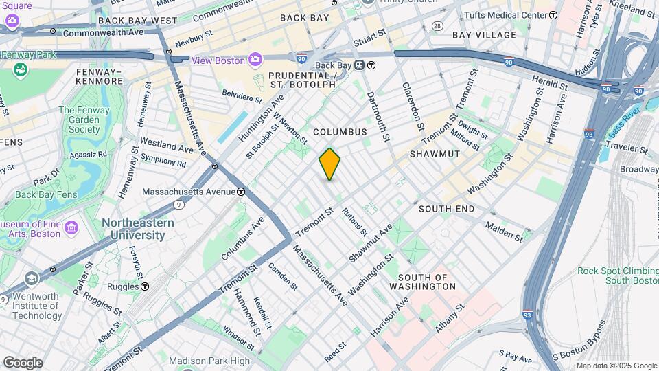 25 Rutland Sq Mapa y Detalles de la Ubicación