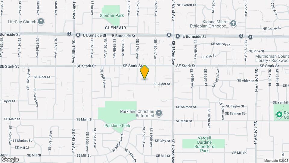 15745 SE Alder St Map and Location Details