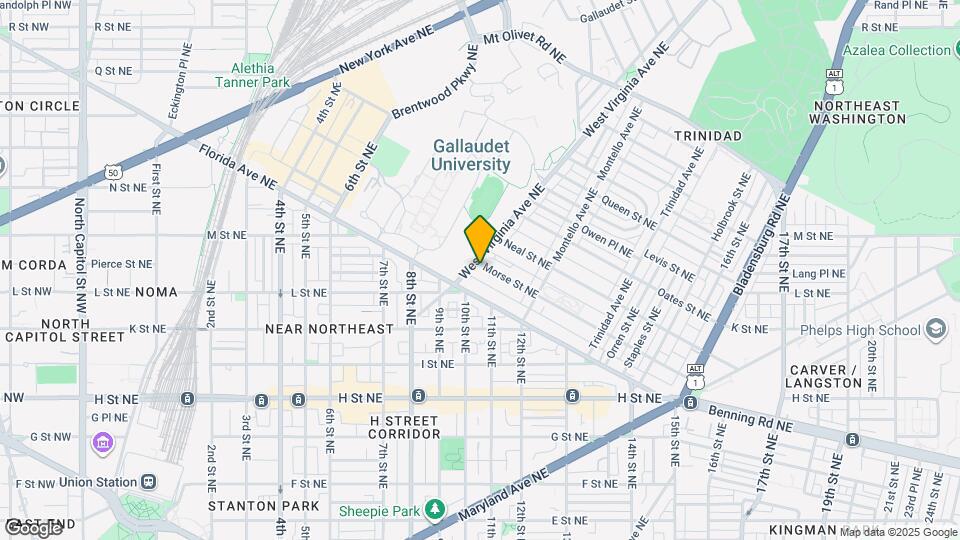 1103 Morse St NE Map and Location Details