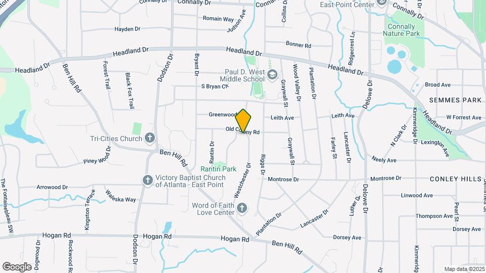 2585 Westchester Dr Map and Location Details