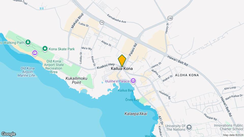 78-6833-6833 Ali‘i Dr Map and Location Details