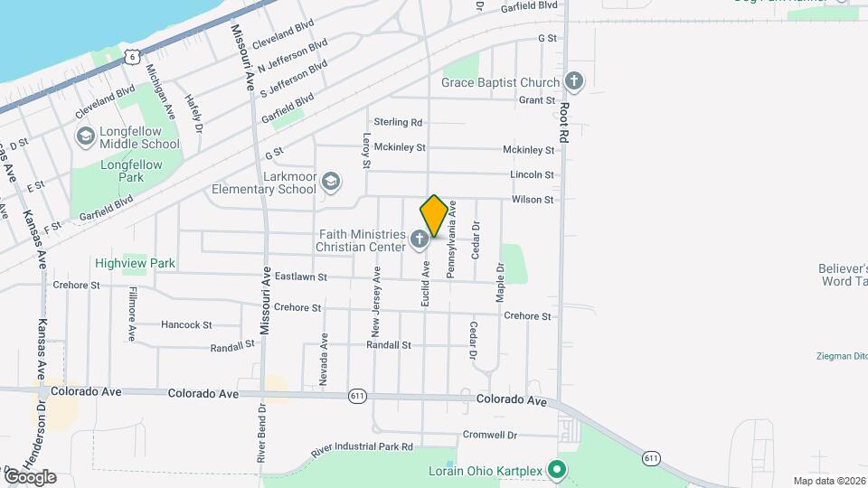 3012 Larkmoor St Map and Location Details